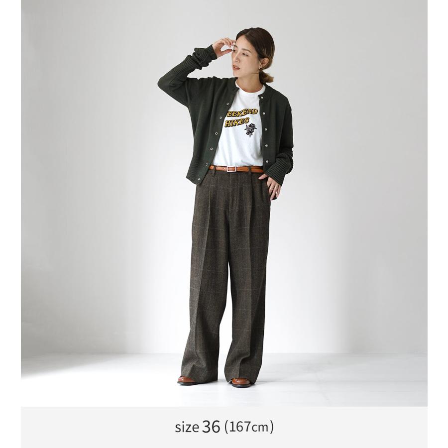 Shinzone（シンゾーン） ウール セミ フレア パンツ 25AMSPA09