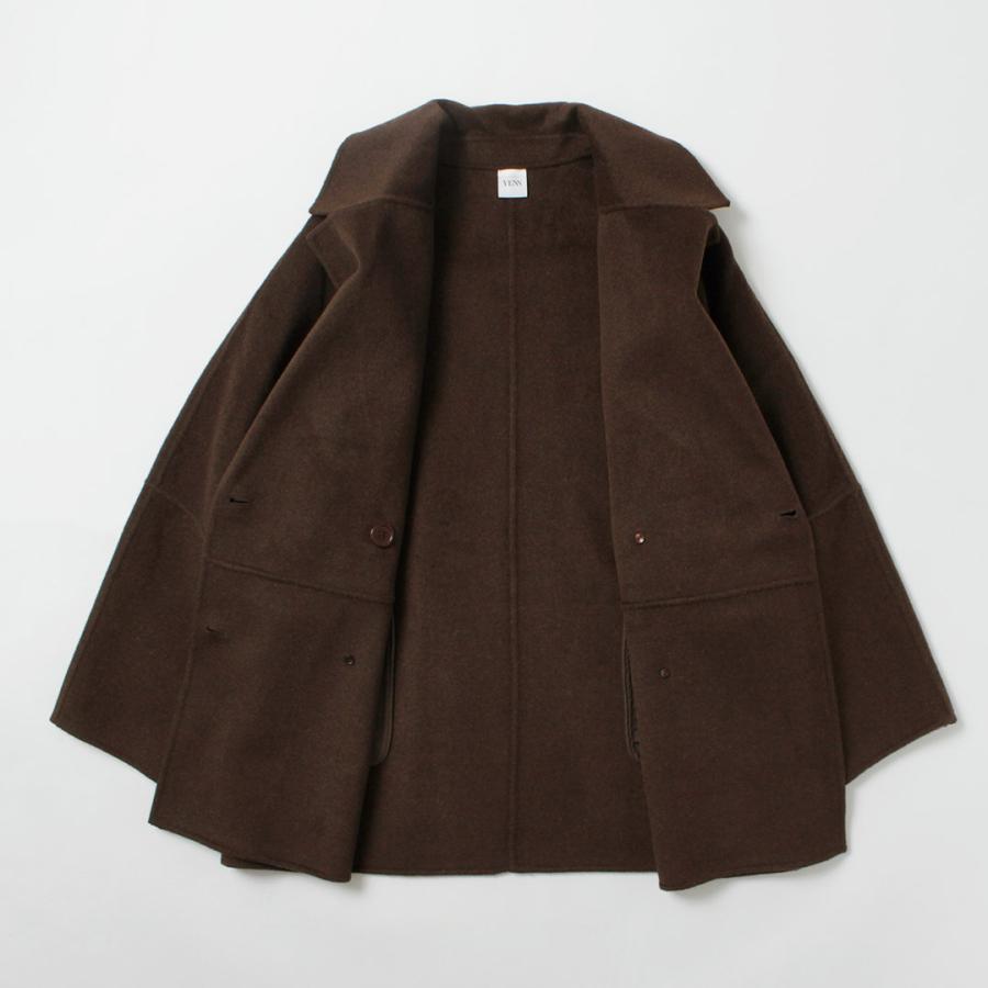 YENN ダブルフェイスピーコート YENN/イエン】ダブルフェイスピーコート/DOUBLE FACE PEA COAT(Y253