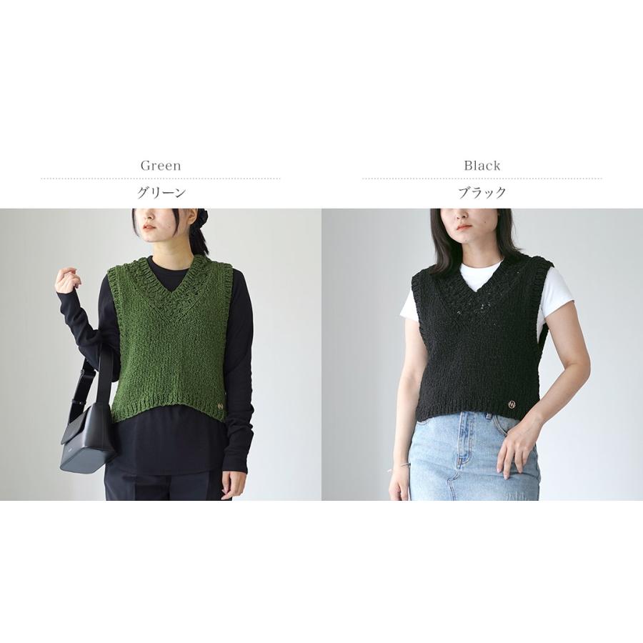 YENN YENN（イェン） クロシェ ヨーク ベスト / レディース トップス
