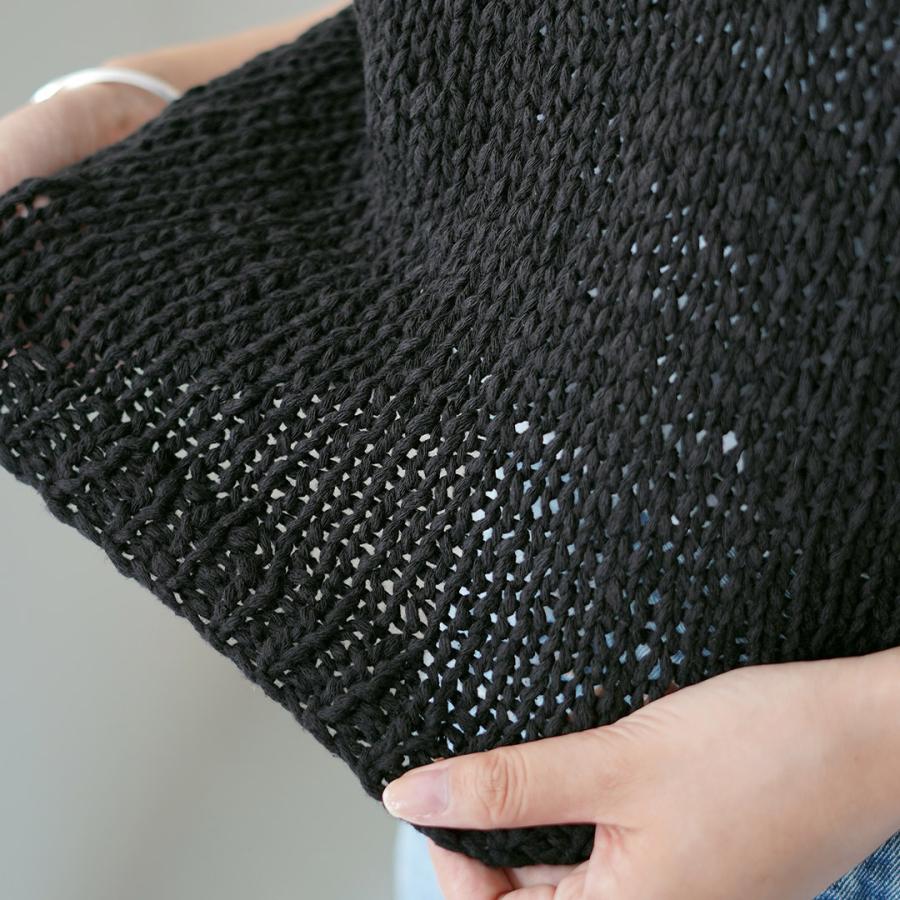 未使用【YENN】 ニットベスト　ブラック 楽天市場】YENN（イェン） クロシェ ヨーク ベスト / レディース