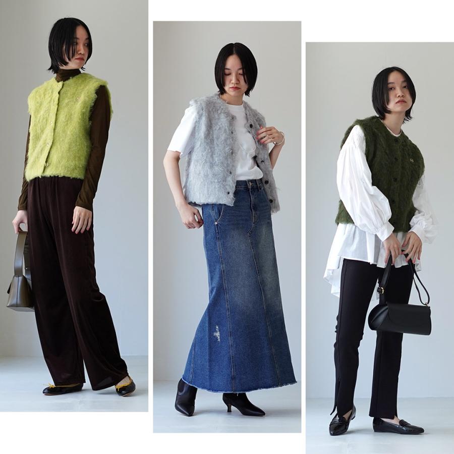 YENN YENN（イェン） フラッフィー ベスト / レディース 起毛 ニット
