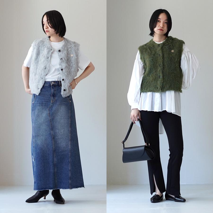 YENN YENN（イェン） フラッフィー ベスト / レディース 起毛 ニット