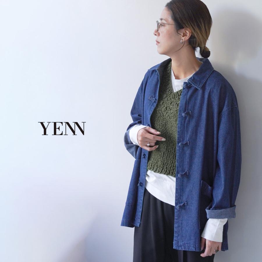 YENN YENN（イェン） デニム チャイナ シャツジャケット / アウター
