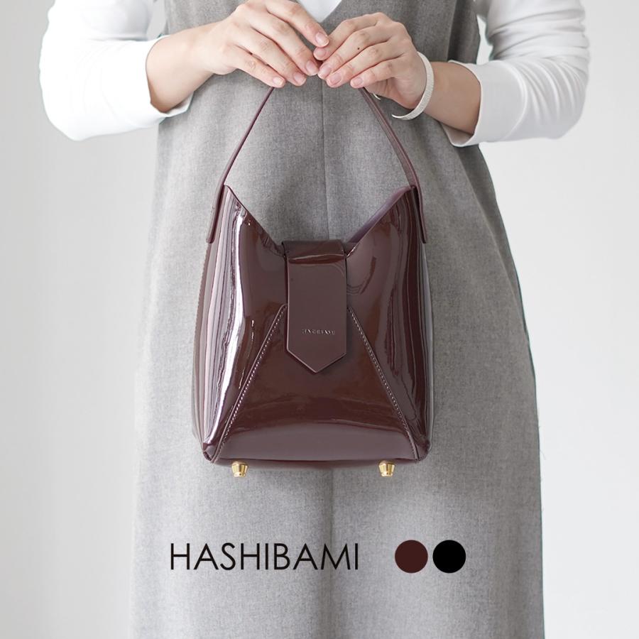 Hashibami（ハシバミ） フェズ エナメル ワンハンドルバッグ