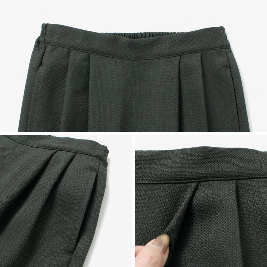 WHYTO.（ホワイト） シックツィード ラウンドトラウザー / イージーパンツ レディース ウエストゴム オケージョン フォーマル | WHYTO | 14