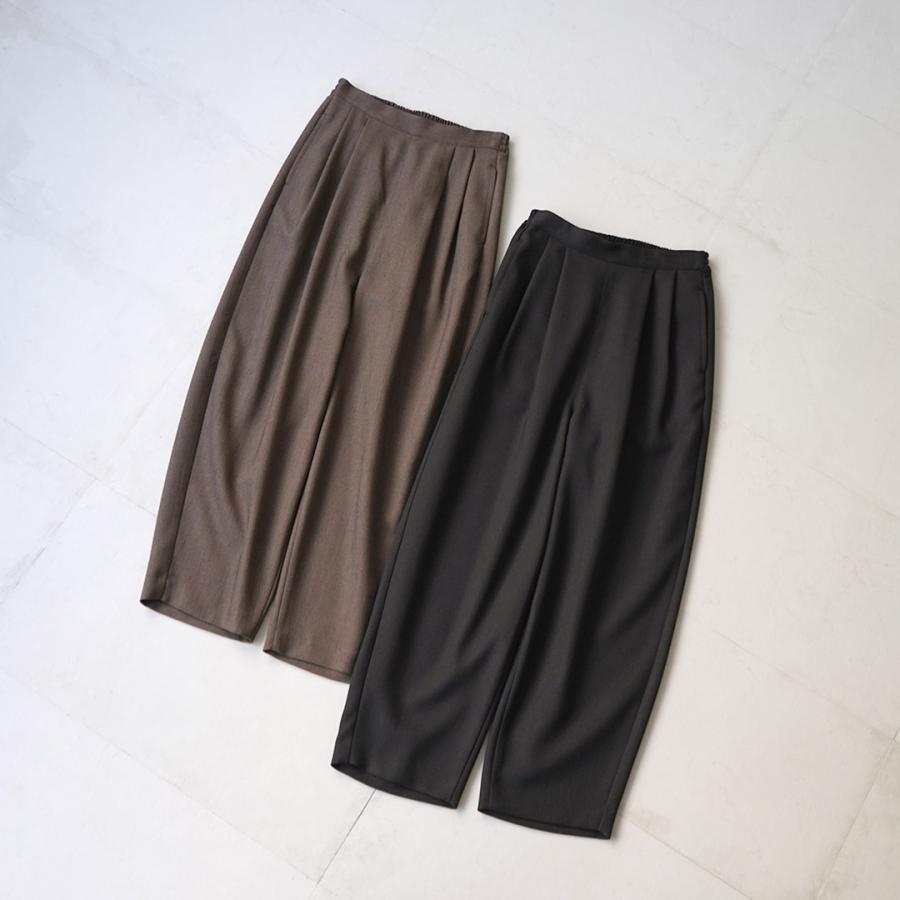 WHYTO.（ホワイト） シックツィード ラウンドトラウザー / イージーパンツ レディース ウエストゴム オケージョン フォーマル | WHYTO | 04