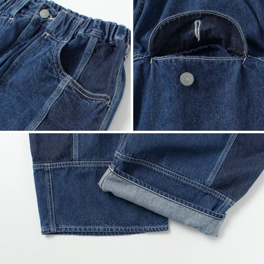 ツムグ tumugu ヘリンボーンワイドクロップドパンツ tumugu(ツムグ)へリンボンギンガムチェックパンツ ワイドパンツ