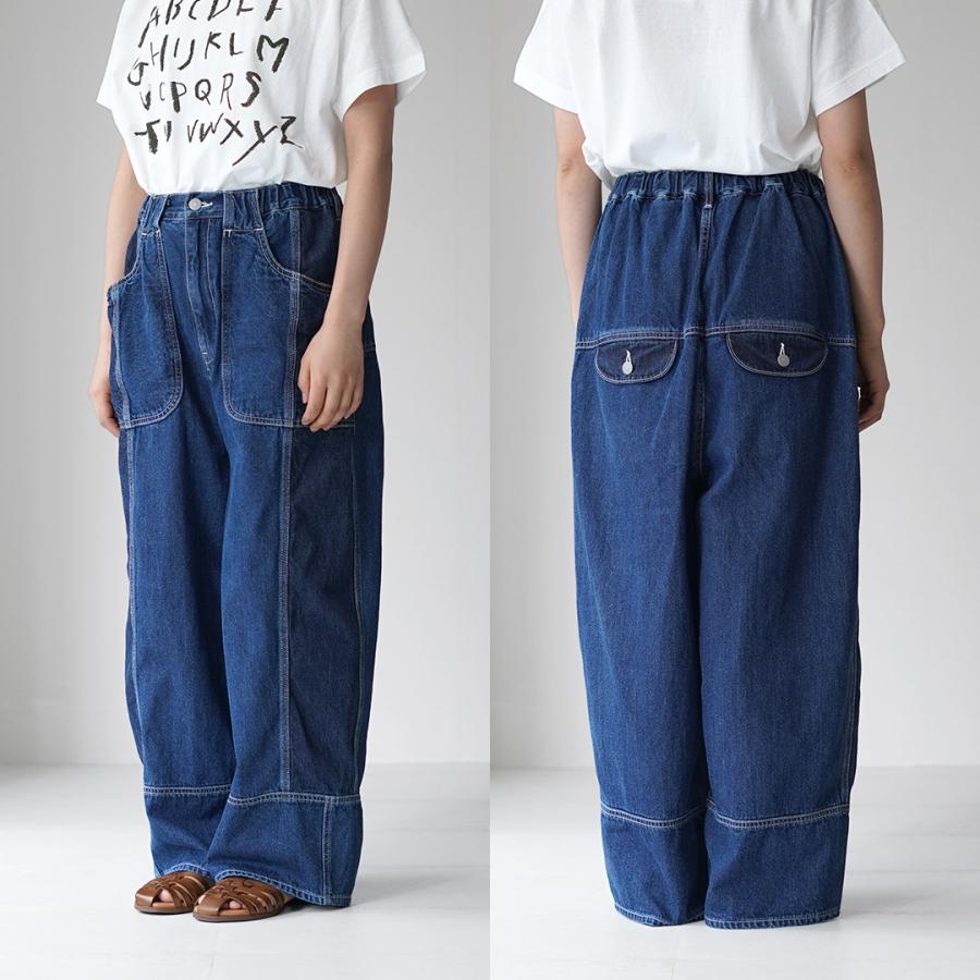 tumugu（ツムグ） キナリヘリンボンオックス 10ozデニム パンツ