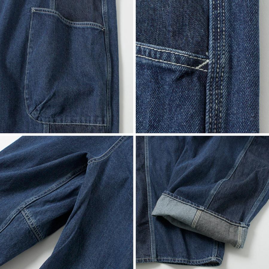 TUMUGU（ツムグ） キナリヘリンボンオックス 10ozデニム サロペット / オーバーオール ジーンズ レディース | tumugu | 16