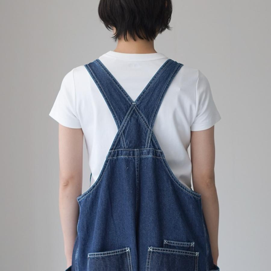 tumugu（ツムグ） キナリヘリンボンオックス 10ozデニム サロペット