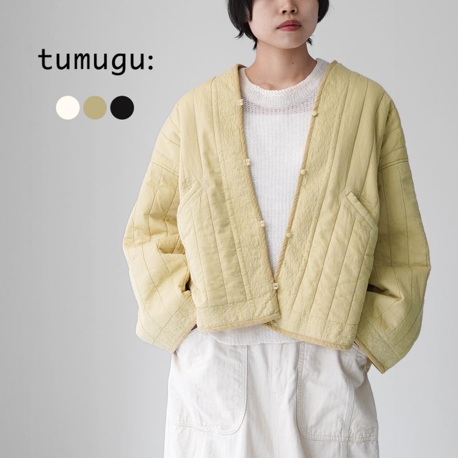 tumugu（ツムグ） TUMUGU（ツムグ）コットンサテンキルト ジャケット