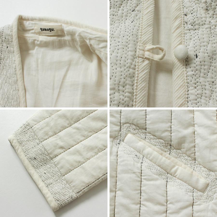 tumugu（ツムグ） TUMUGU（ツムグ）コットンサテンキルト ジャケット