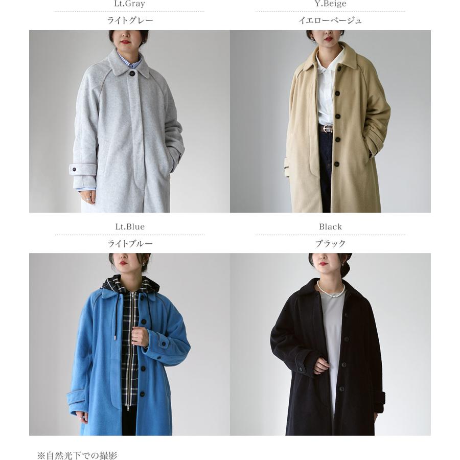フリース ライトブルーロングコート タグ付き定価31000円＋税 Reflect 
