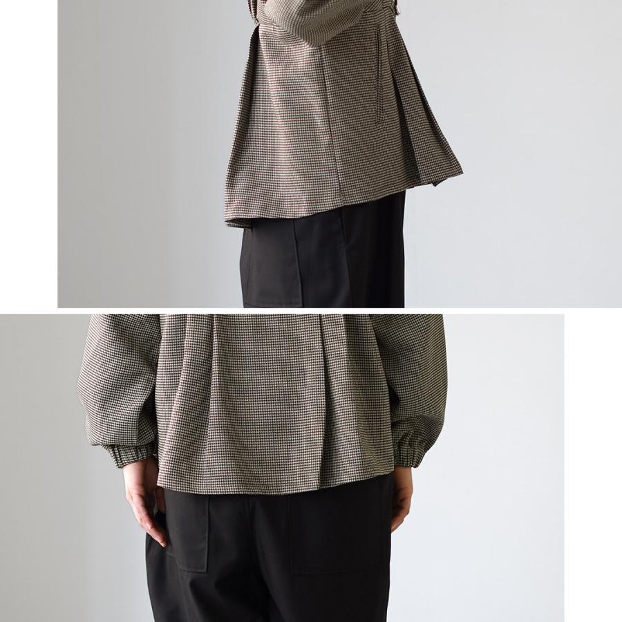 KELEN（ケレン） VESTY　ウエストタックデザイン フードジャケット / ライトアウター レディース チェック 千鳥 ジップ | Kelen | 14