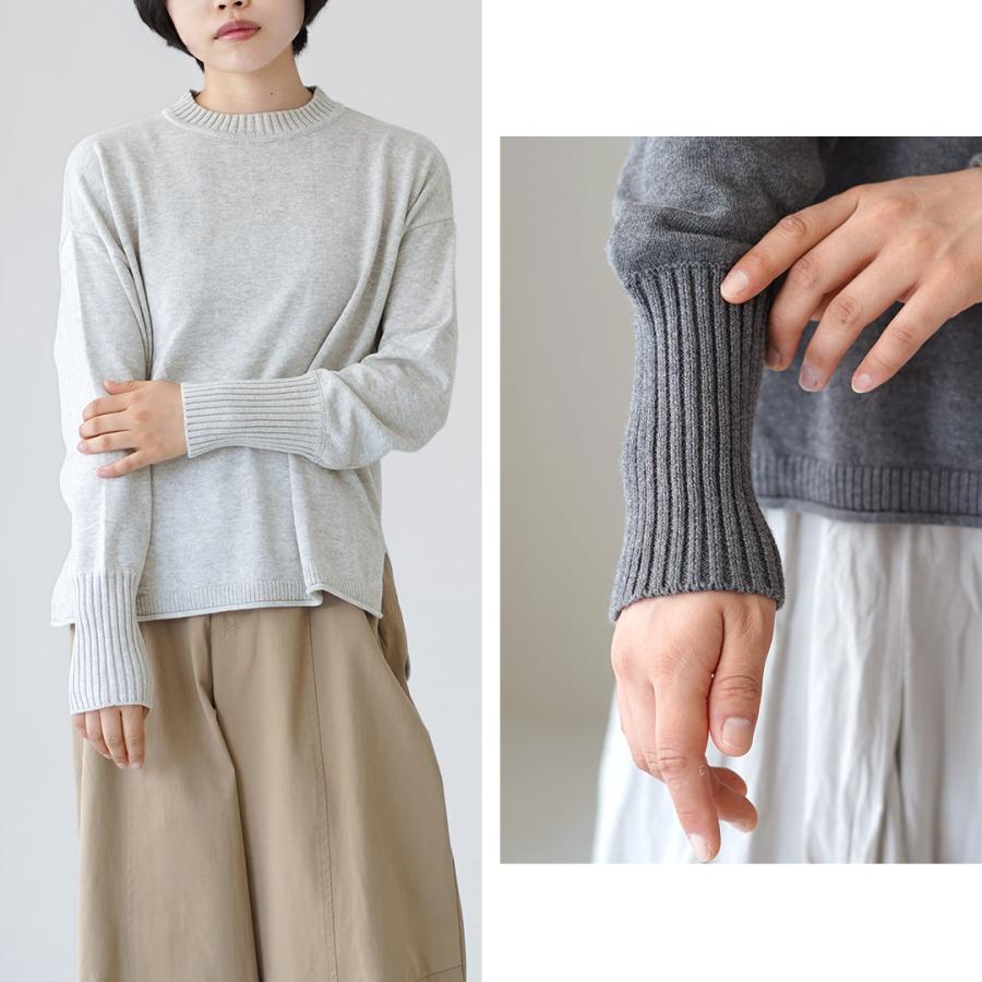 mao made（マオメイド） カラー別注 やわらかコットン クルーネック