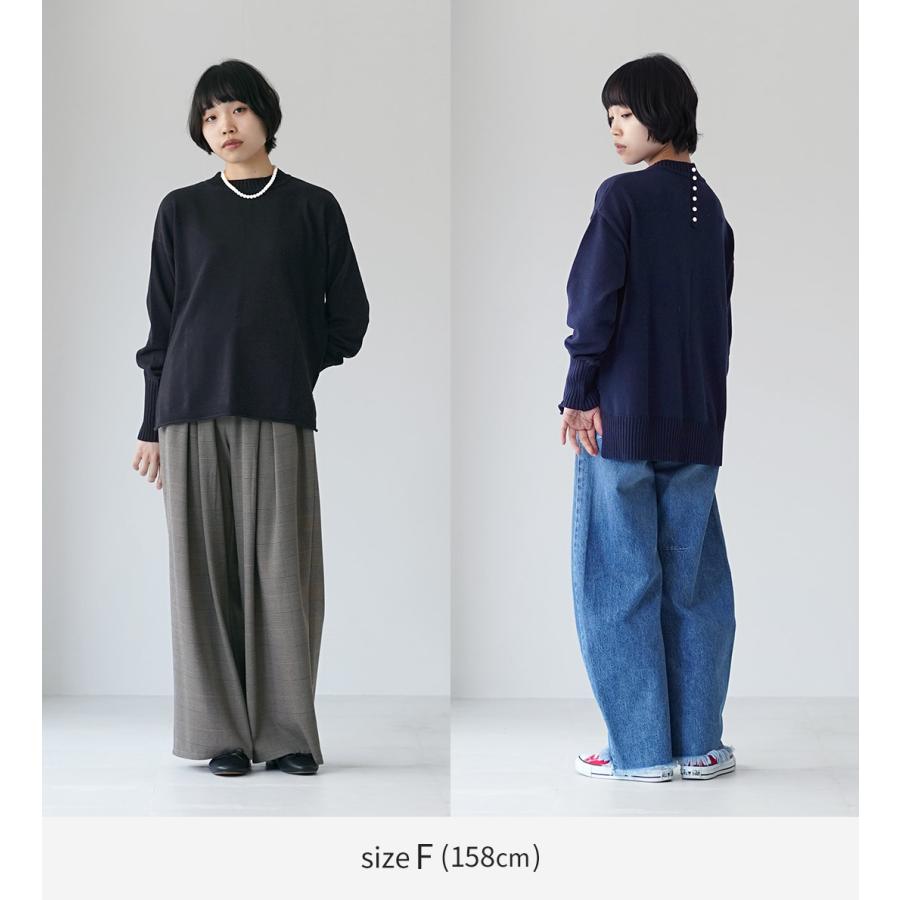 mao made（マオメイド） カラー別注 やわらかコットン クルーネック