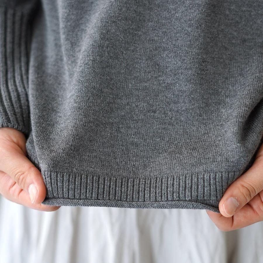 mao made（マオメイド） カラー別注 やわらかコットン クルーネック