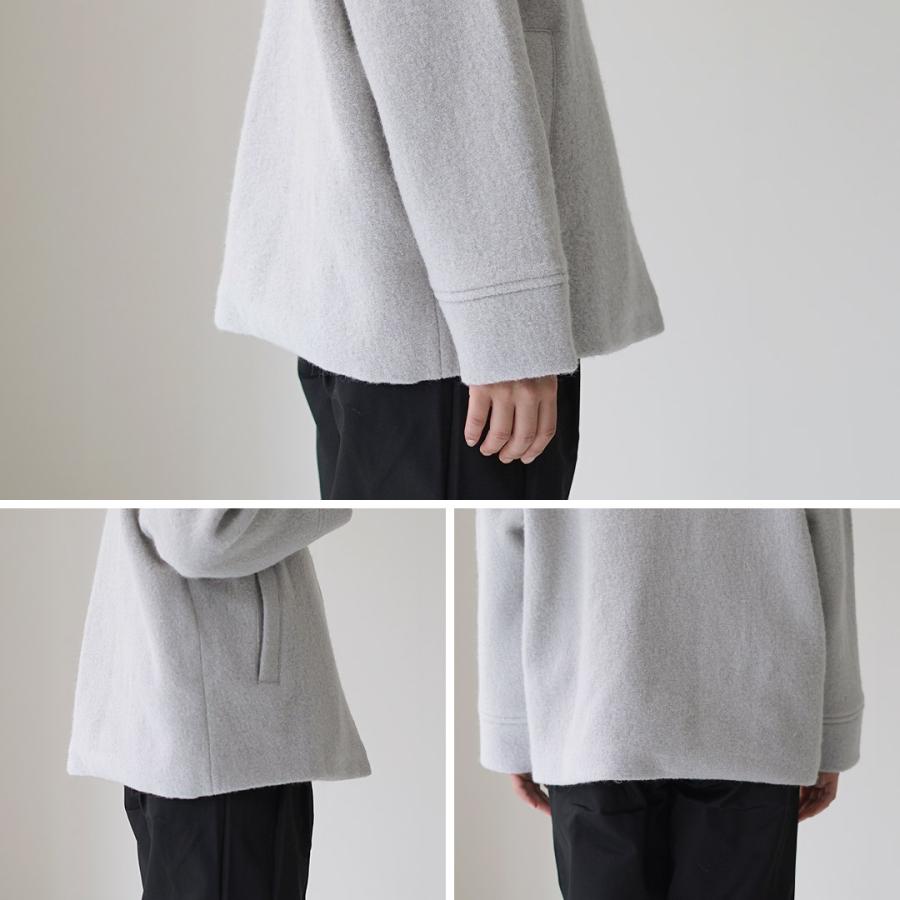 mao made（マオメイド） ダブルボタン ミドル フーディー ジャケット