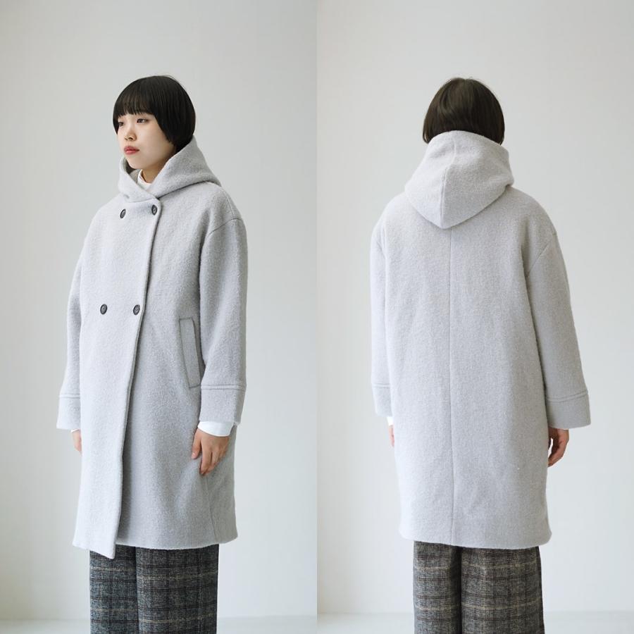 mao made MAO MADE（マオメイド） ダブルボタン ロングフーディー