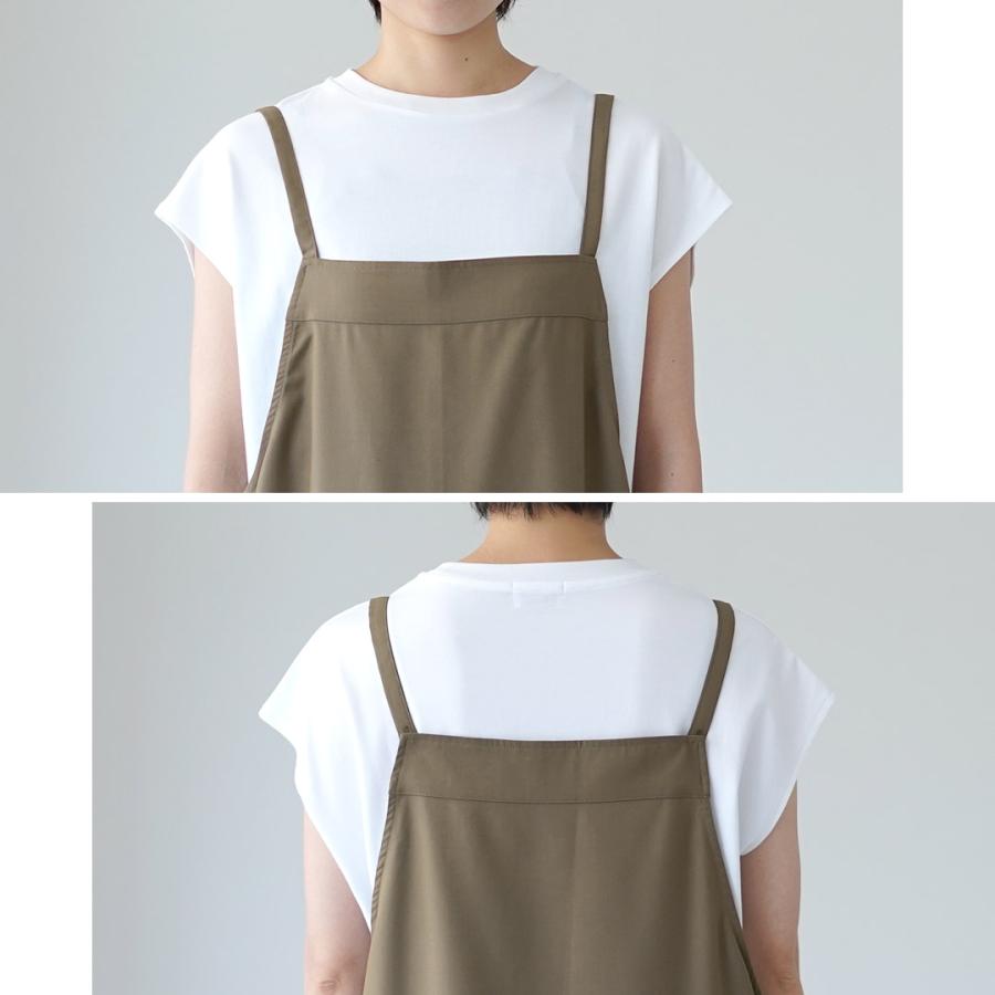 MAO MADE（マオメイド） ウールライク T/R サロペット / レディース パンツ ボトムス オーバーオール オールインワン ワイド | mao made | 10