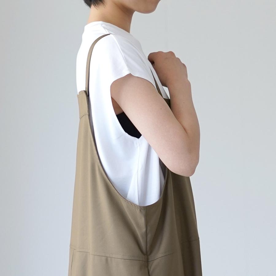 MAO MADE（マオメイド） ウールライク T/R サロペット / レディース パンツ ボトムス オーバーオール オールインワン ワイド | mao made | 12