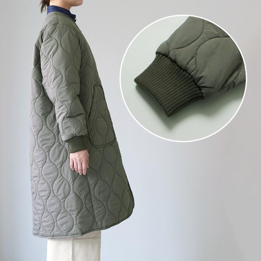 MidiUmi（ミディウミ） キルティング ロングコート / レディース