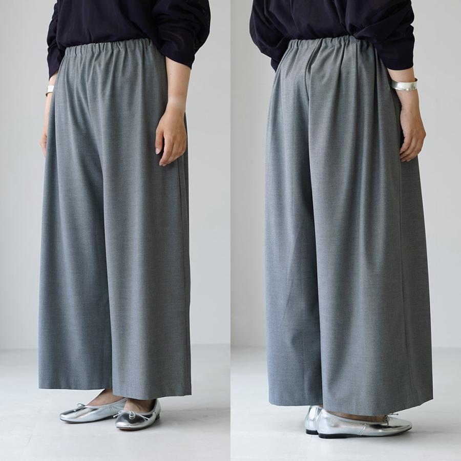 mizuiroind（ミズイロインド） T/R ワイド イージーパンツ / ボトムス