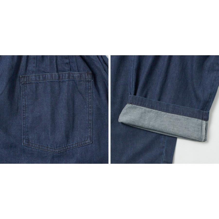mizuiroind（ミズイロインド） デニム タック ワイドパンツ / ジーンズ