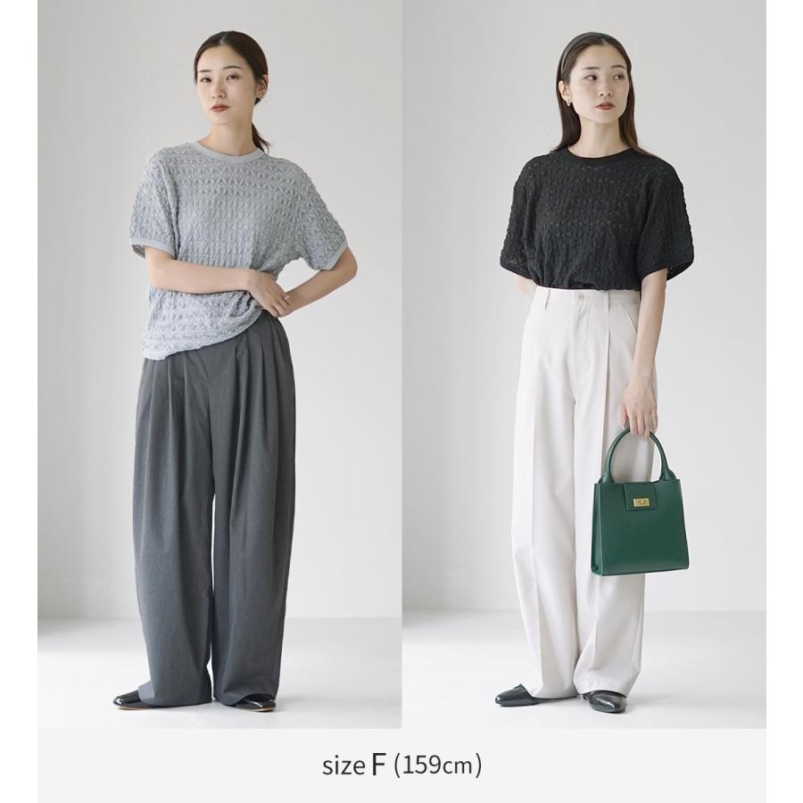 ミズイロインド mizuiro ind Tシャツ カットソー 半袖 クルーネック 
