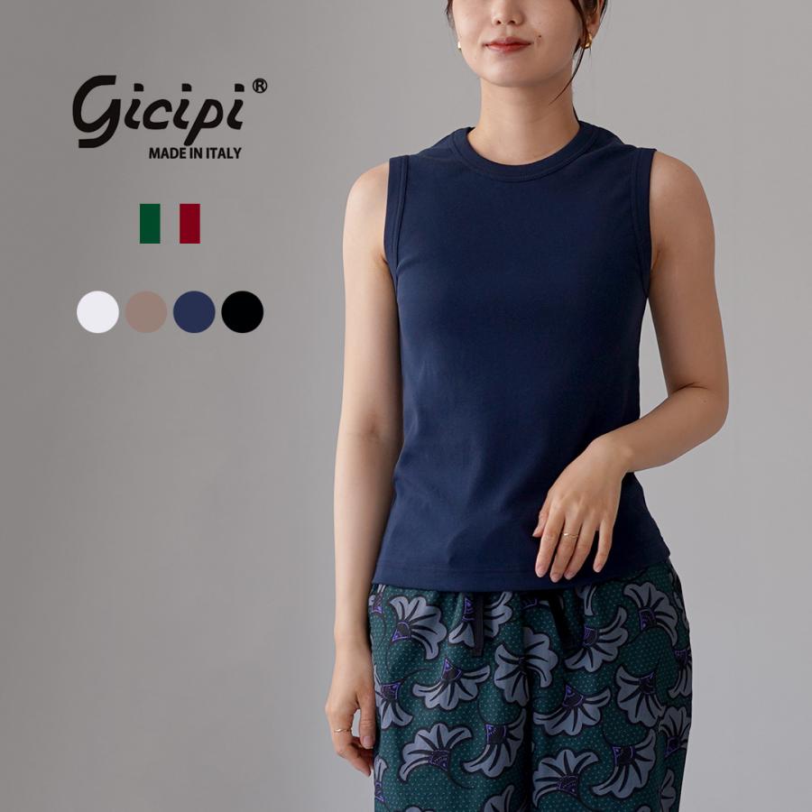 gicipi（ジチピ） BARIO バーリオ クルーネック ノースリーブ Tシャツ