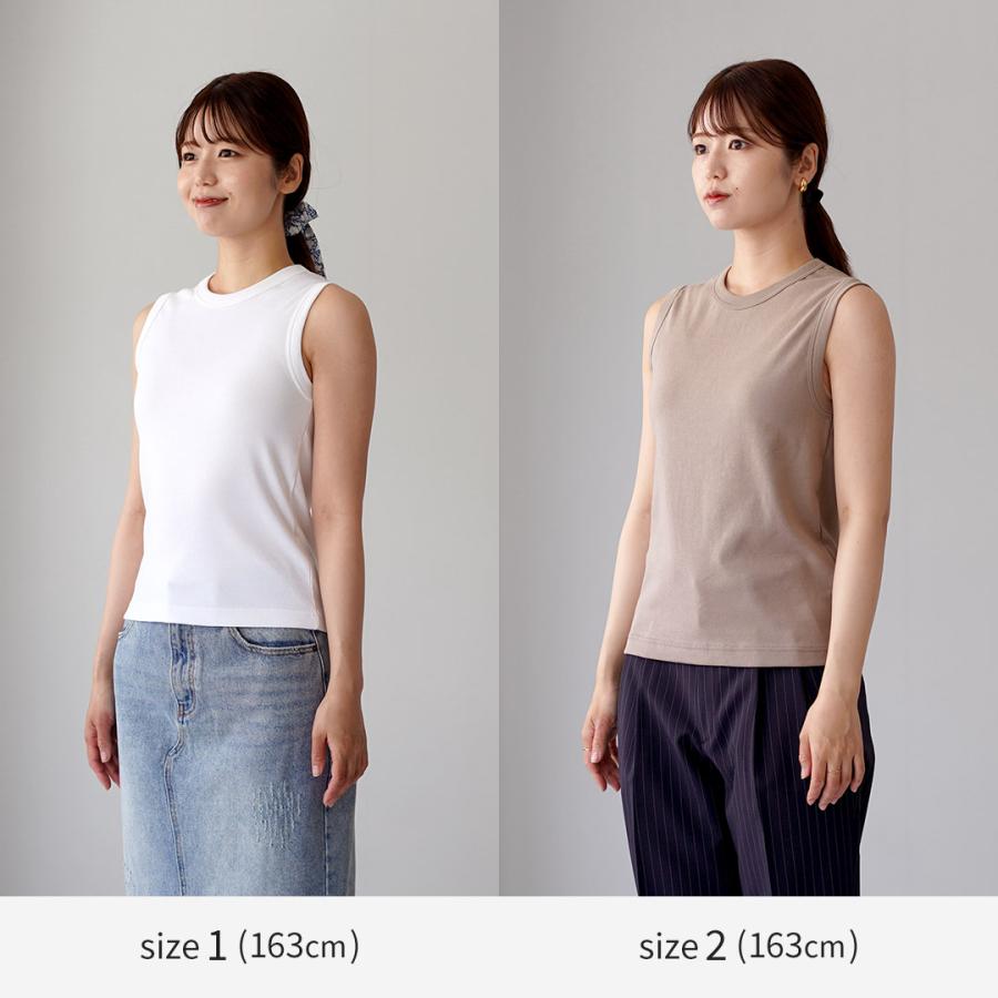 gicipi（ジチピ） BARIO バーリオ クルーネック ノースリーブ Tシャツ