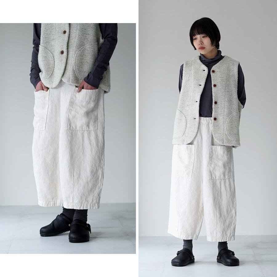 tumugu（ツムグ） ソリトリネン(2) 8分丈パンツ / レディース ボトムス