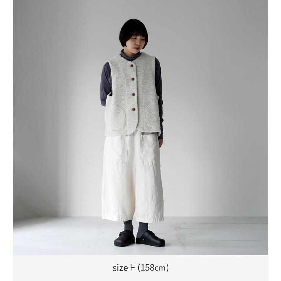 tumugu（ツムグ） ソリトリネン(2) 8分丈パンツ / レディース ボトムス