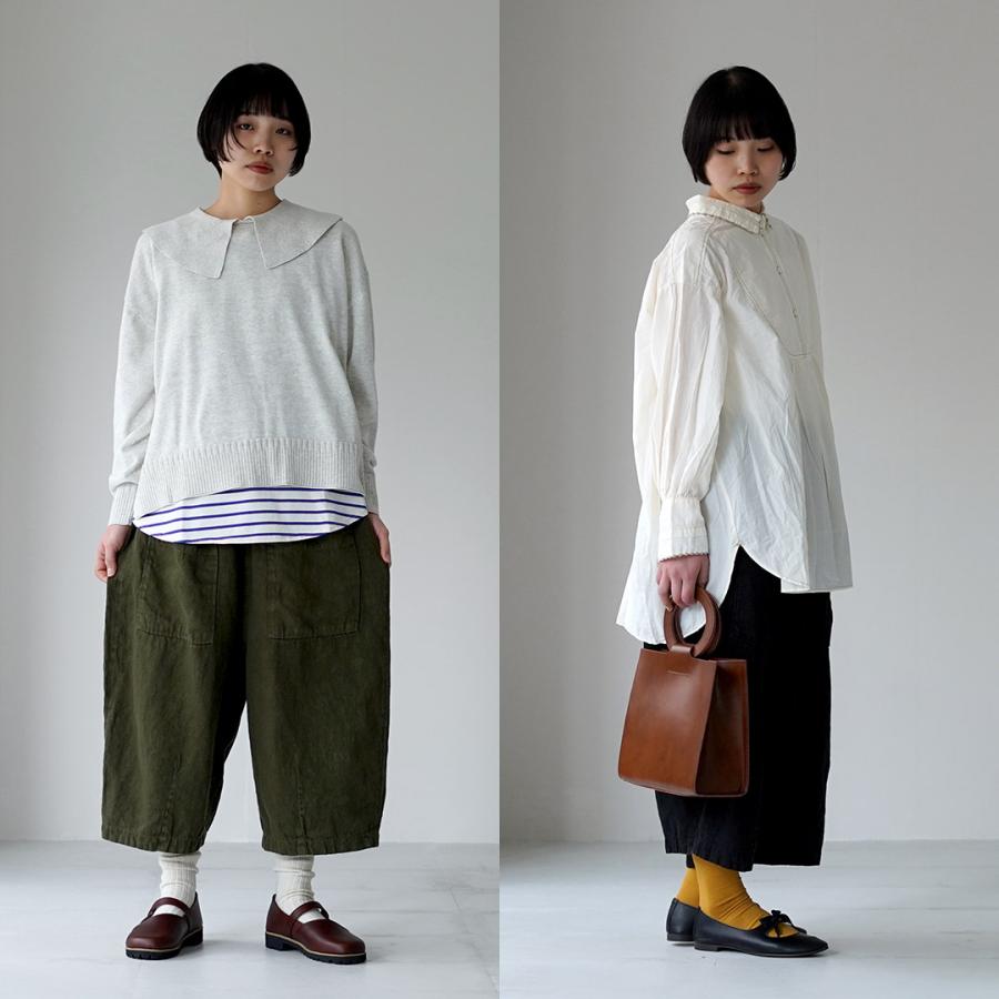 tumugu ツムグ リネン8分丈パンツ tumugu（ツムグ） ソリトリネン(2) 8分丈パンツ / レディース ボトムス