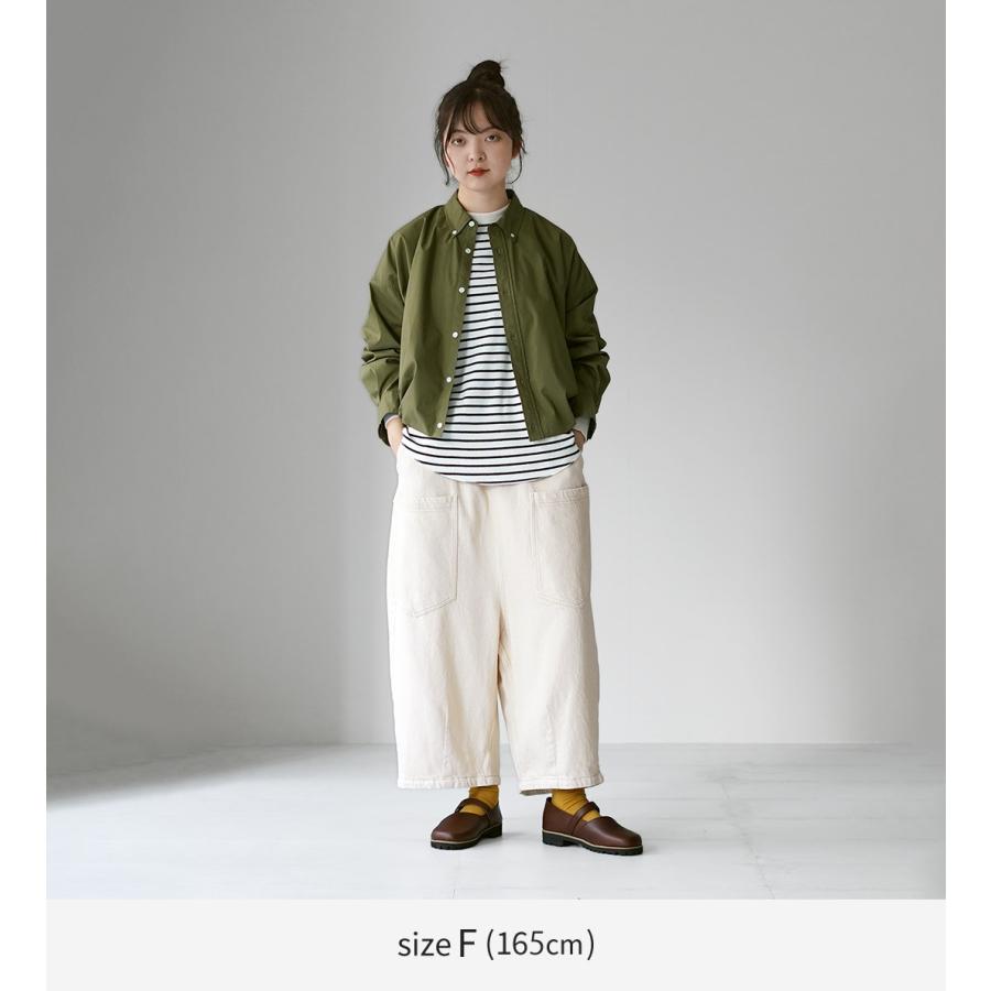 tumugu（ツムグ） スラブヤーンデニム 8分丈パンツ / レディース