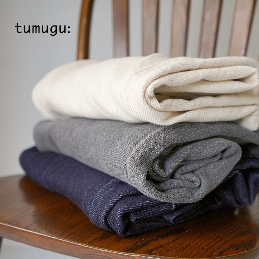 tumugu（ツムグ） スラブヤーンデニム 8分丈パンツ / レディース