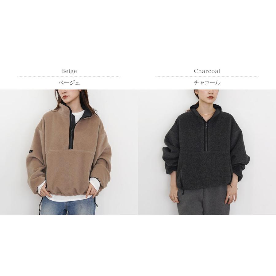 YENN YENN（イェン） シャギー ハーフジップ ジャケット / アウター