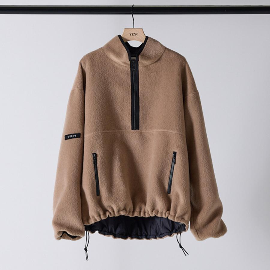 YENN YENN（イェン） シャギー ハーフジップ ジャケット / アウター