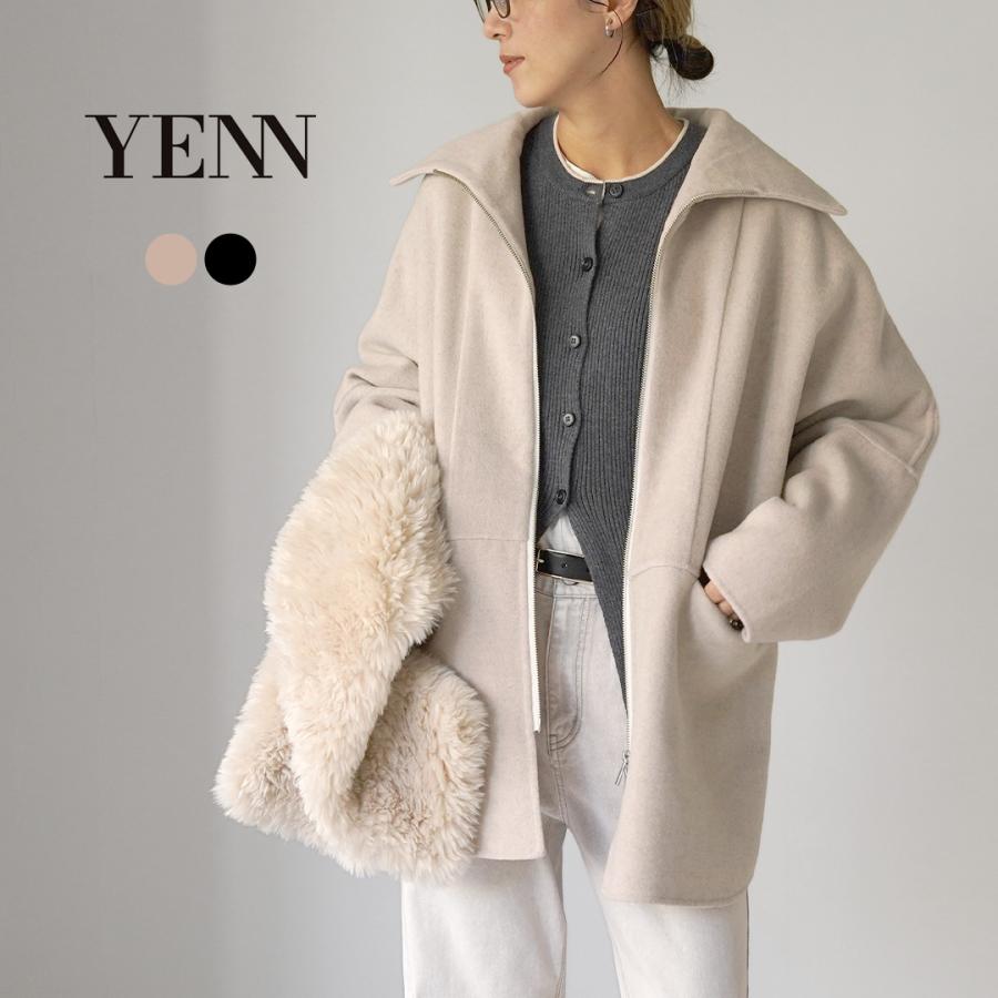YENN YENN（イェン） ジップカラー ミッドコート / アウター 羽織り