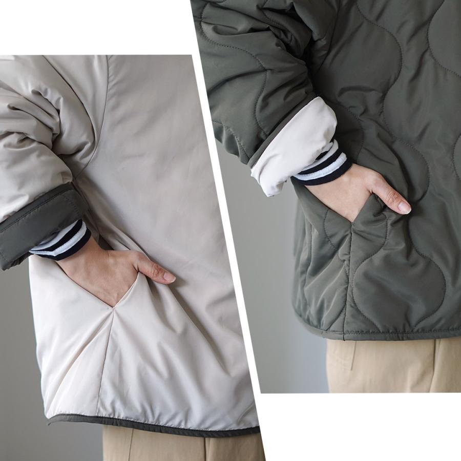 mao made（マオメイド） 別注 ライト キルティング リバーシブル