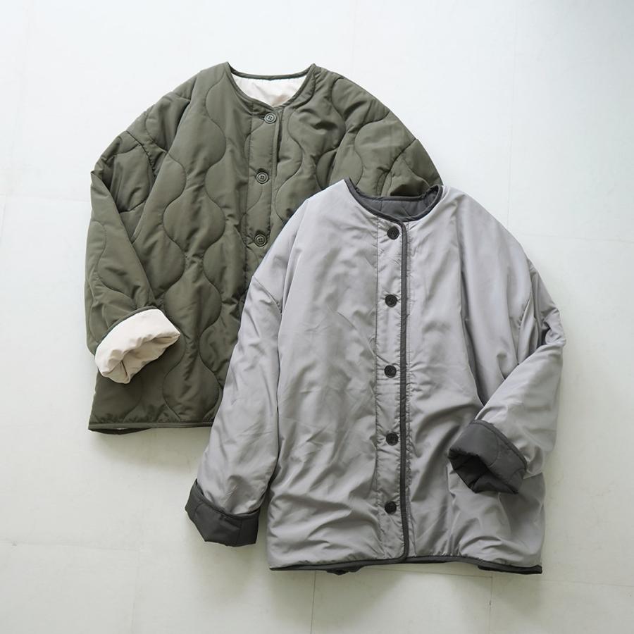 mao made（マオメイド） 別注 ライト キルティング リバーシブル