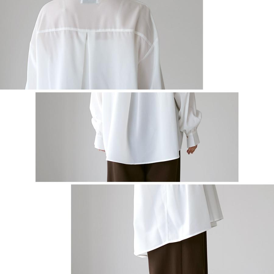 CYAN TOKYO（シアントーキョー） シャーリング ティアードブラウス