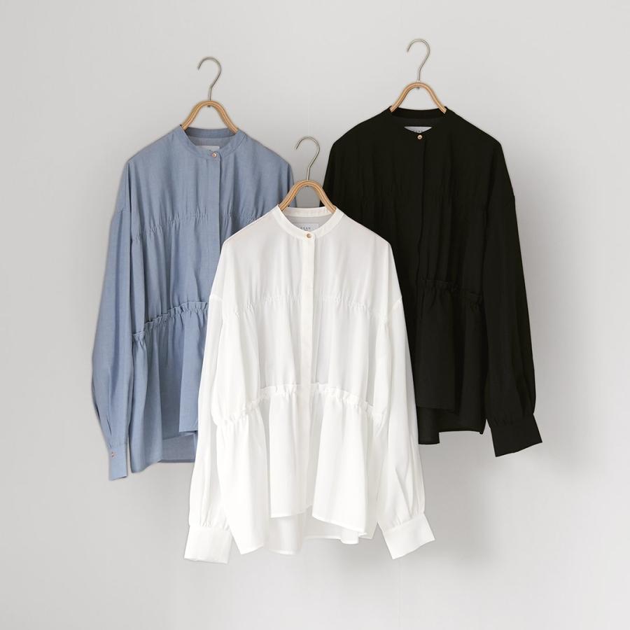 CYAN TOKYO（シアントーキョー） シャーリング ティアードブラウス