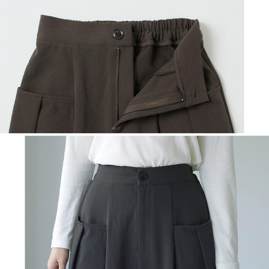 CYAN TOKYO（シアン トーキョー） Wタック ストレッチワイド パンツ / レディース ボトムス ウエストゴム セットアップ | CYAN TOKYO | 10