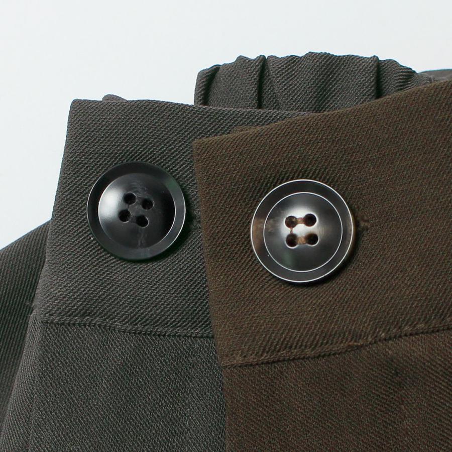 CYAN TOKYO（シアン トーキョー） Wタック ストレッチワイド パンツ / レディース ボトムス ウエストゴム セットアップ | CYAN TOKYO | 11