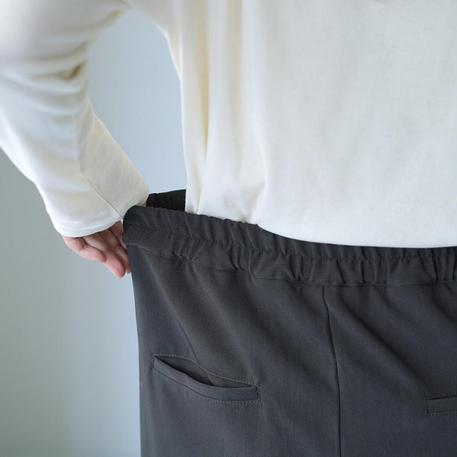CYAN TOKYO（シアン トーキョー） Wタック ストレッチワイド パンツ / レディース ボトムス ウエストゴム セットアップ | CYAN TOKYO | 12