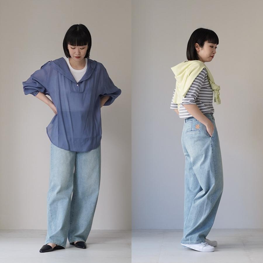 ORCIVAL（オーシバル） ワイド カーブパンツ デニム / レディース