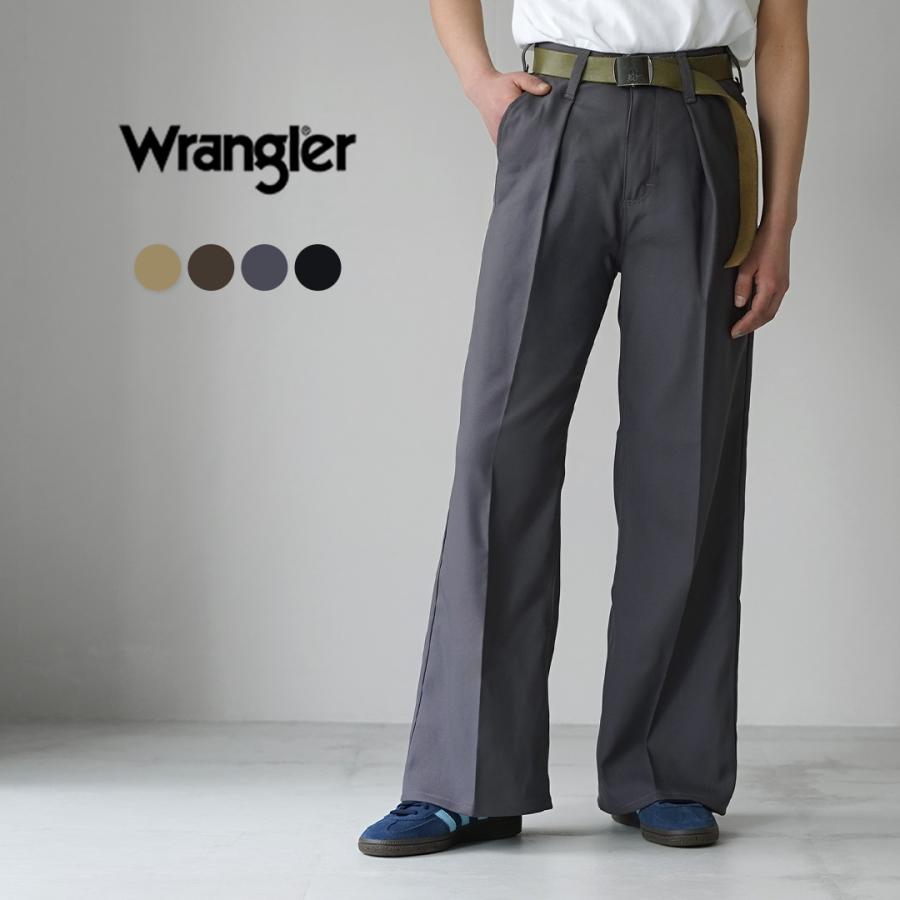 Wrangler（ラングラー） ランチャー ワイド ポリエステルツイル パンツ