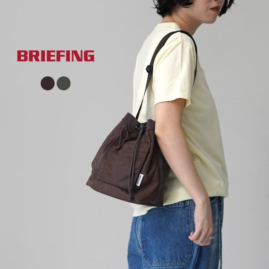 BRIEFING（ブリーフィング） ドローストリング ショルダーバッグ S