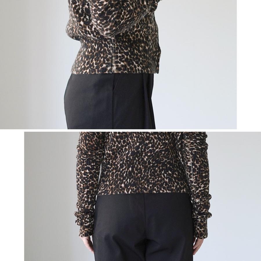 THE SHINZONE レオパード ロングリブニット カーディガン SHINZONE（シンゾーン） レオパード ロング リブ ニット カーディガン